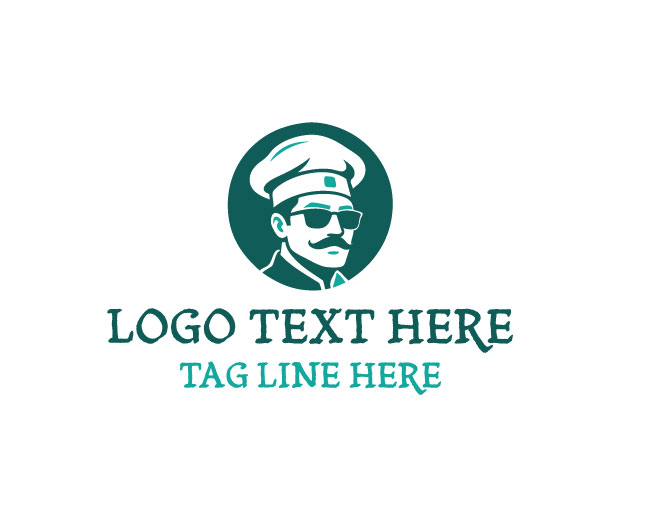 Cool Chef Recipe Design Logo