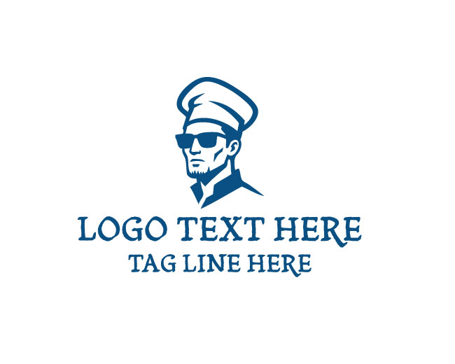 Cool Chef Restaurant Design Logo