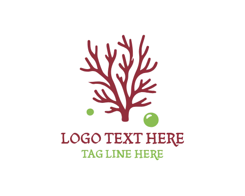 Coral Reef Pattern Logo