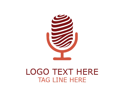 Core Minimal Podcast Logo for Clean Audio and Broadcast Branding