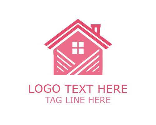 Corporate Abstract Roofing Logo for Professional Construction Branding