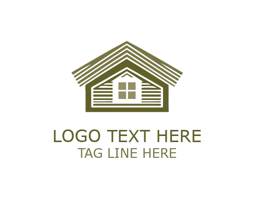 Corporate Abstract Roofing Logo for Professional Construction Branding