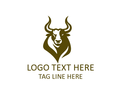 Corporate Bull Logo for Business and Finance Branding
