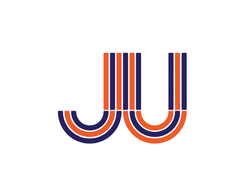 Corporate Letter J and Letter U Logo