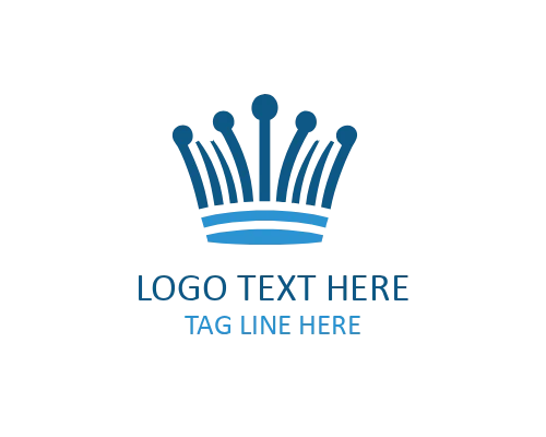 Corporate Premium Crown Logo for Executive Business Identity