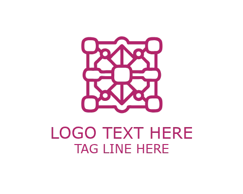 Corporate Tech Square Logo for Professional Digital Branding