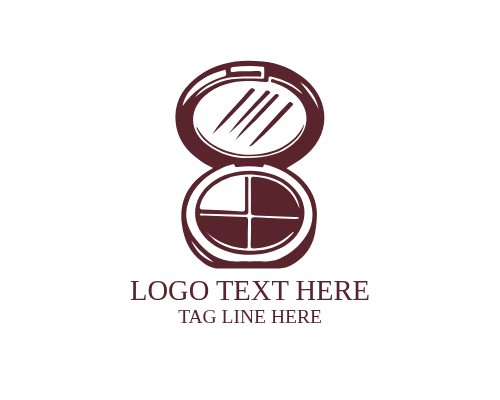 Cosmetic Makeup Icon Logo