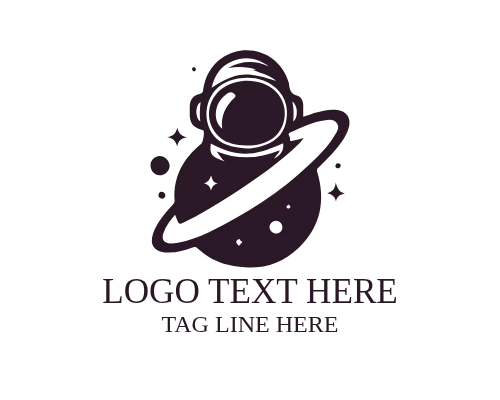 Cosmic Tech Space Man Logo