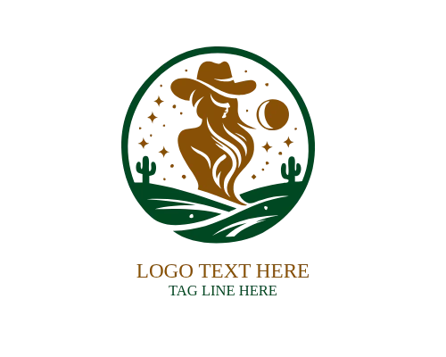 Country Crown Cowgirl Logo