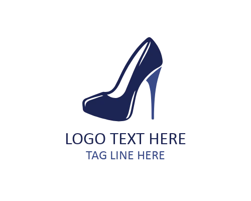 Couture Line Heel Emblem for Designer Fashion Brands Logo