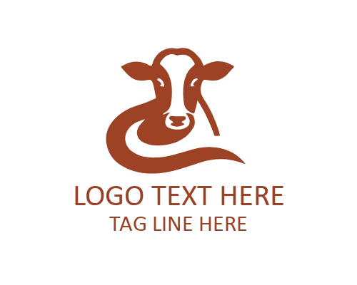  Cow Farm Animal Logo