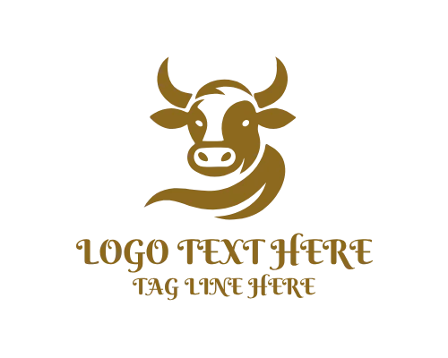 Cow Field Nature Logo