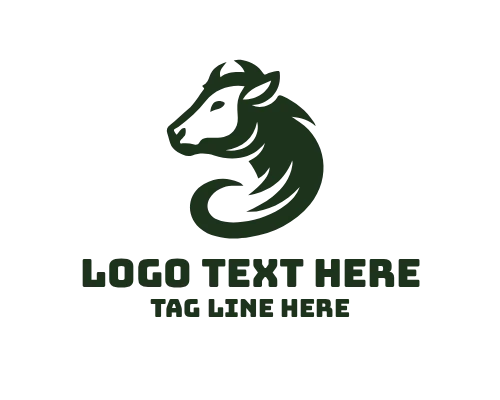 Cow Rural Life Logo
