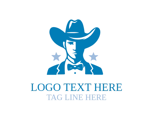 Cowboy Farmer Lasso Western Logo