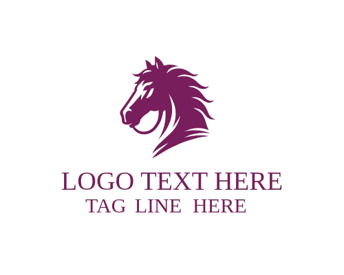 Cowboy Horse Rodeo Emblem Logo