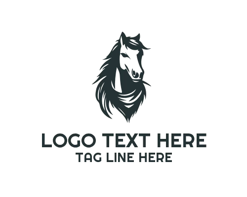 Cowboy Horse Vintage West Logo