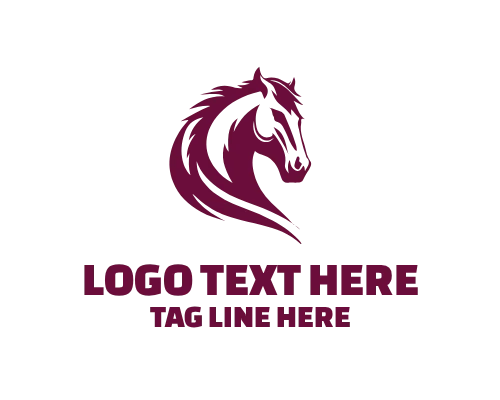 Cowboy Horse Western Spirit Logo