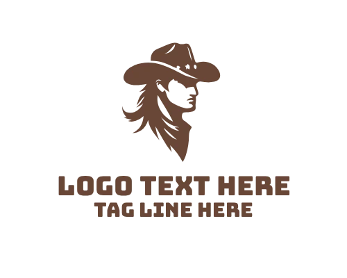 Cowboy Horse Western Trail Logo