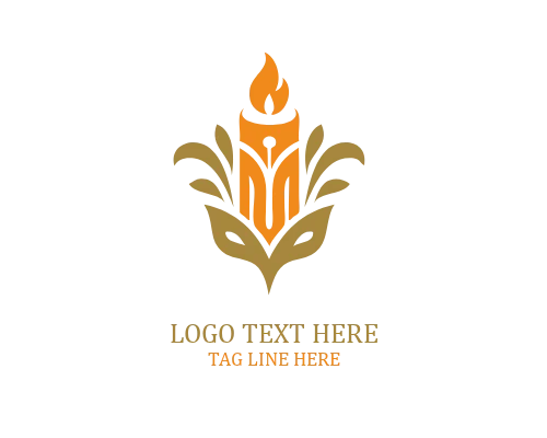 Cozy Evening Candle Logo