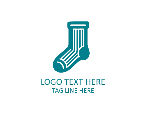 Cozy Flat Socks Logo for Lifestyle and Apparel Brands