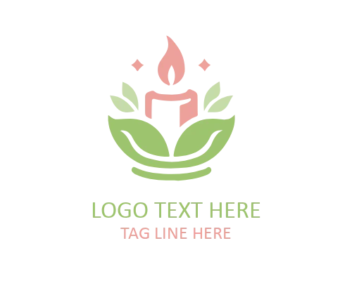 Cozy Home Candle Logo Design