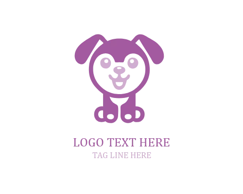 Cozy Scarf Cute Puppy Logo