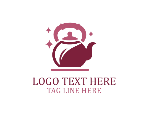 Cozy Teapot Logo for Cafe Branding