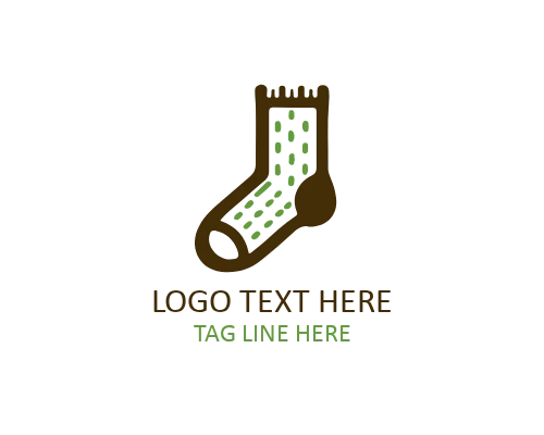 Cozy Winter Socks Logo for Fashion and Lifestyle Brands