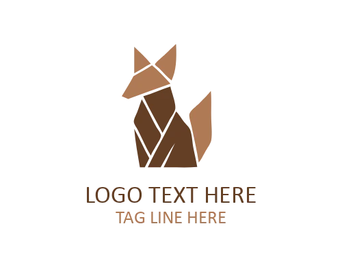 Craft Style Paper Animal Logo