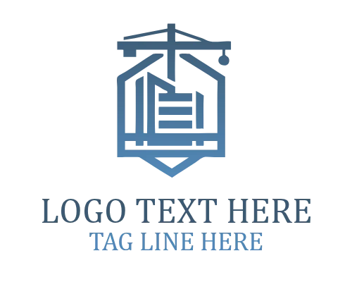 Crane Structure Logo Design