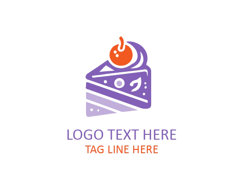 Creamy Layer Cake Slice Logo