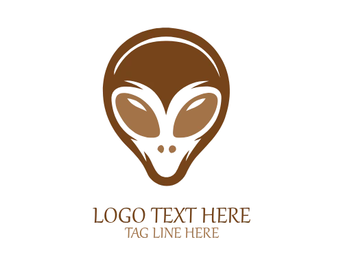 Creative Alien Mascot Logo