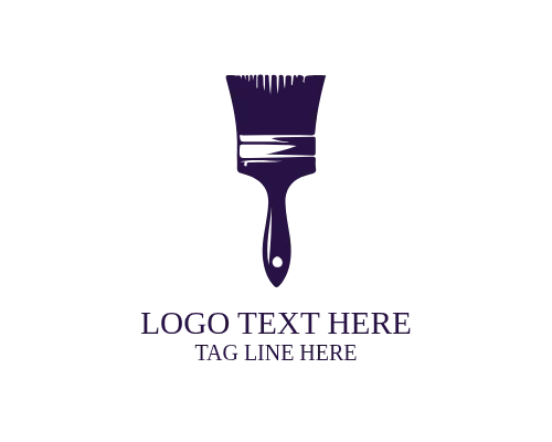 Creative Art Paint Brush Logo