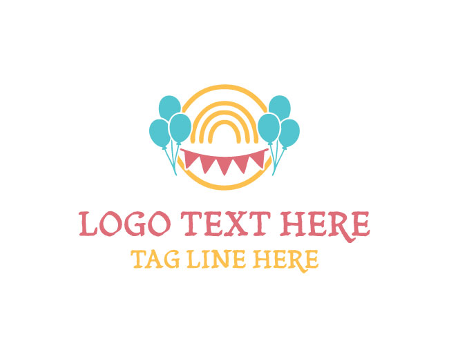 Creative Baby Birthday Logo