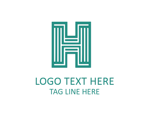 Creative Brandmark Letter H Logo for Modern Branding
