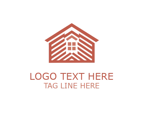 Creative Build Abstract Roofing Logo for Modern Construction Branding