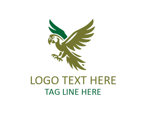 Creative Communication Parrot Logo Design
