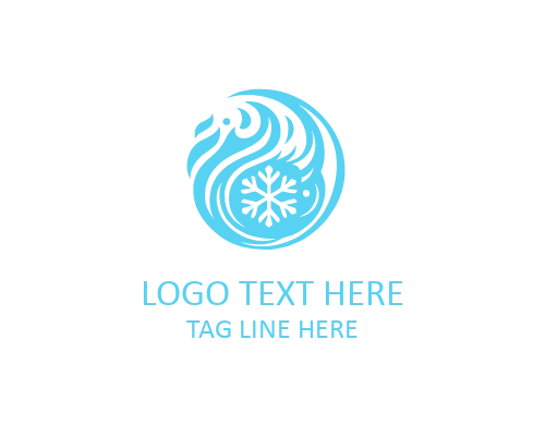 Creative Fire and Ice Logo for Modern Brands and Unique Identity