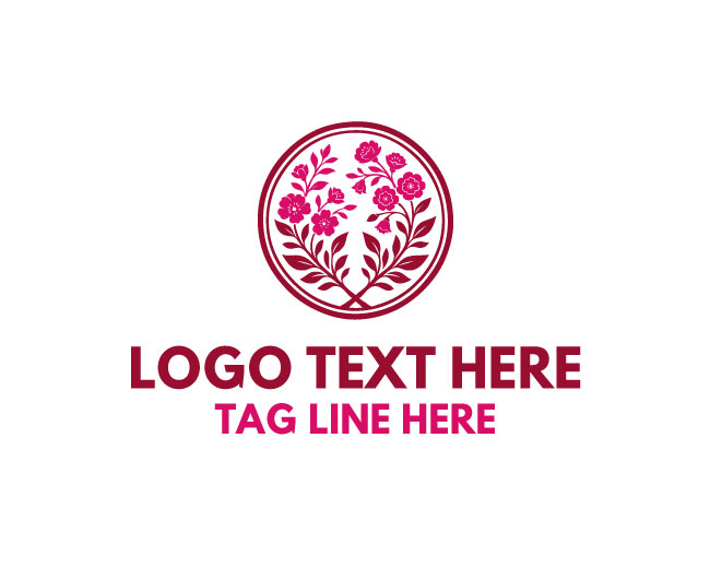 Creative Floral Art Logo