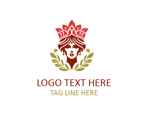 Creative Forum Queen Community Branding and Leadership Logo