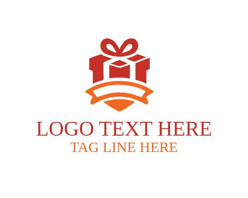 Creative Gift Box Icon Logo