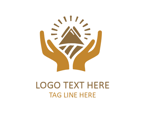 Creative Hand Logo for Art and Design Brands