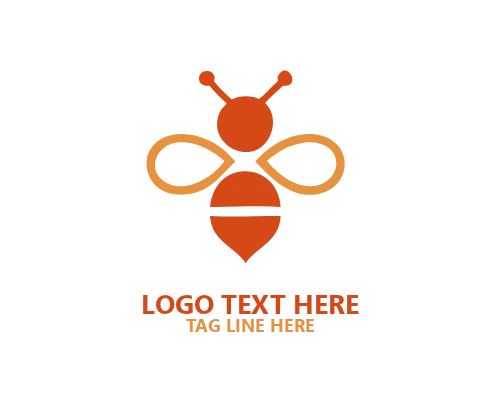 Creative Honey Bee Logo