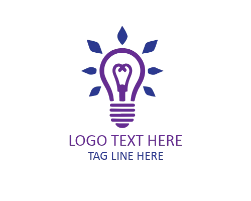 Creative Idea Bulb Logo Design