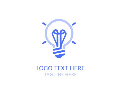 Creative Idea Bulb Logo