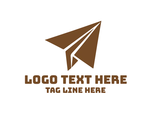 Creative Idea Paper Plane Logo