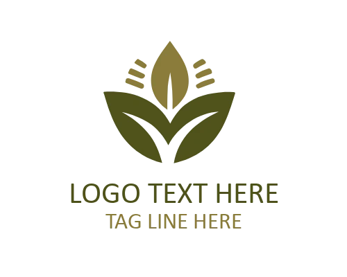 Creative Leaf Initial Logo