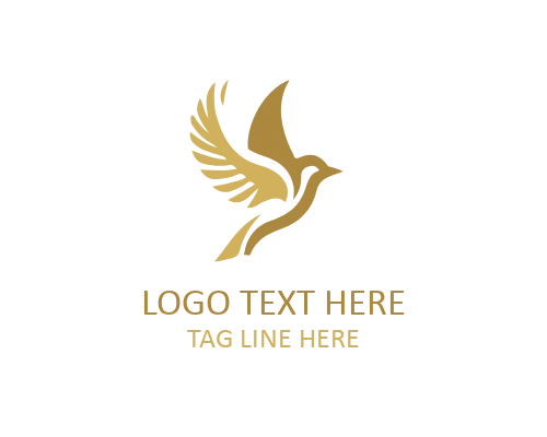 Creative Linear Bird Mark