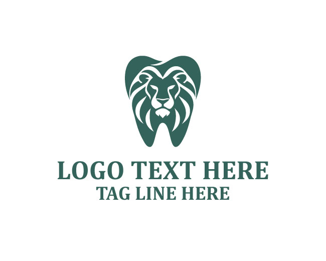  Creative Lion Orthodontic Logo