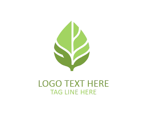 Creative Negative Space Leaf Logo for Smart Branding, Eco Identity, and Modern Design